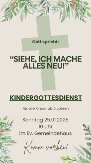 Siehe, ich mache alles neu