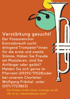 Unterstützung gesucht